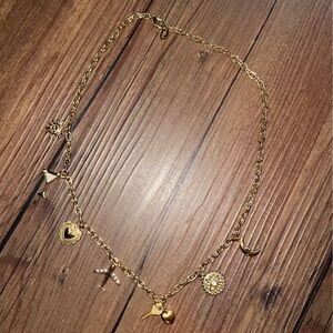 Gold Charm Necklace